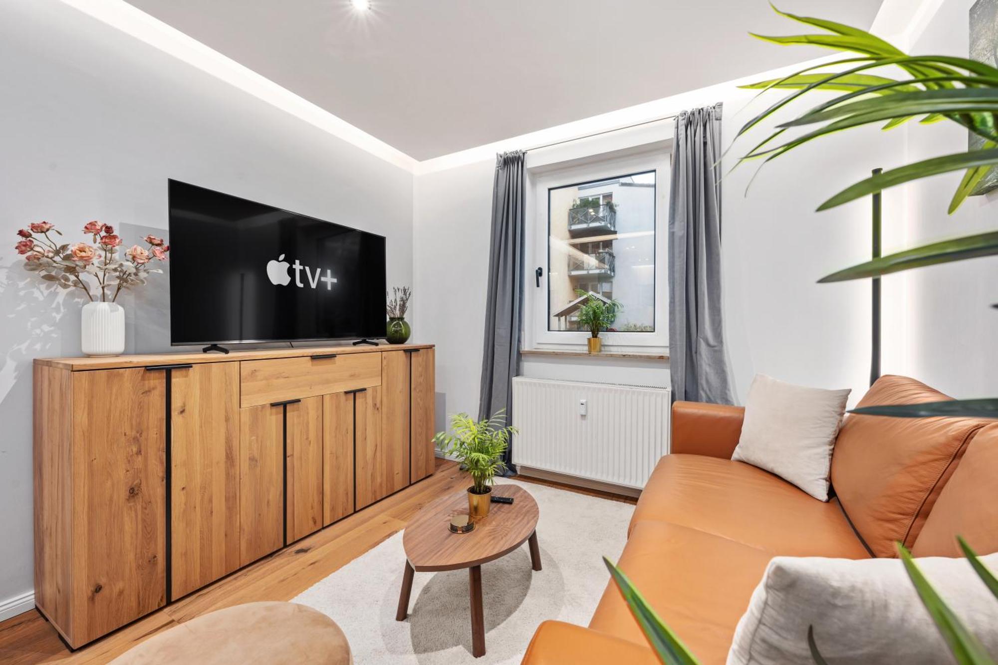 Edler Wohnraum Noble Stadtoase Mit Boxspringbett, Kaffeevollautomat, Lift & Parkplatz ケムニッツ エクステリア 写真